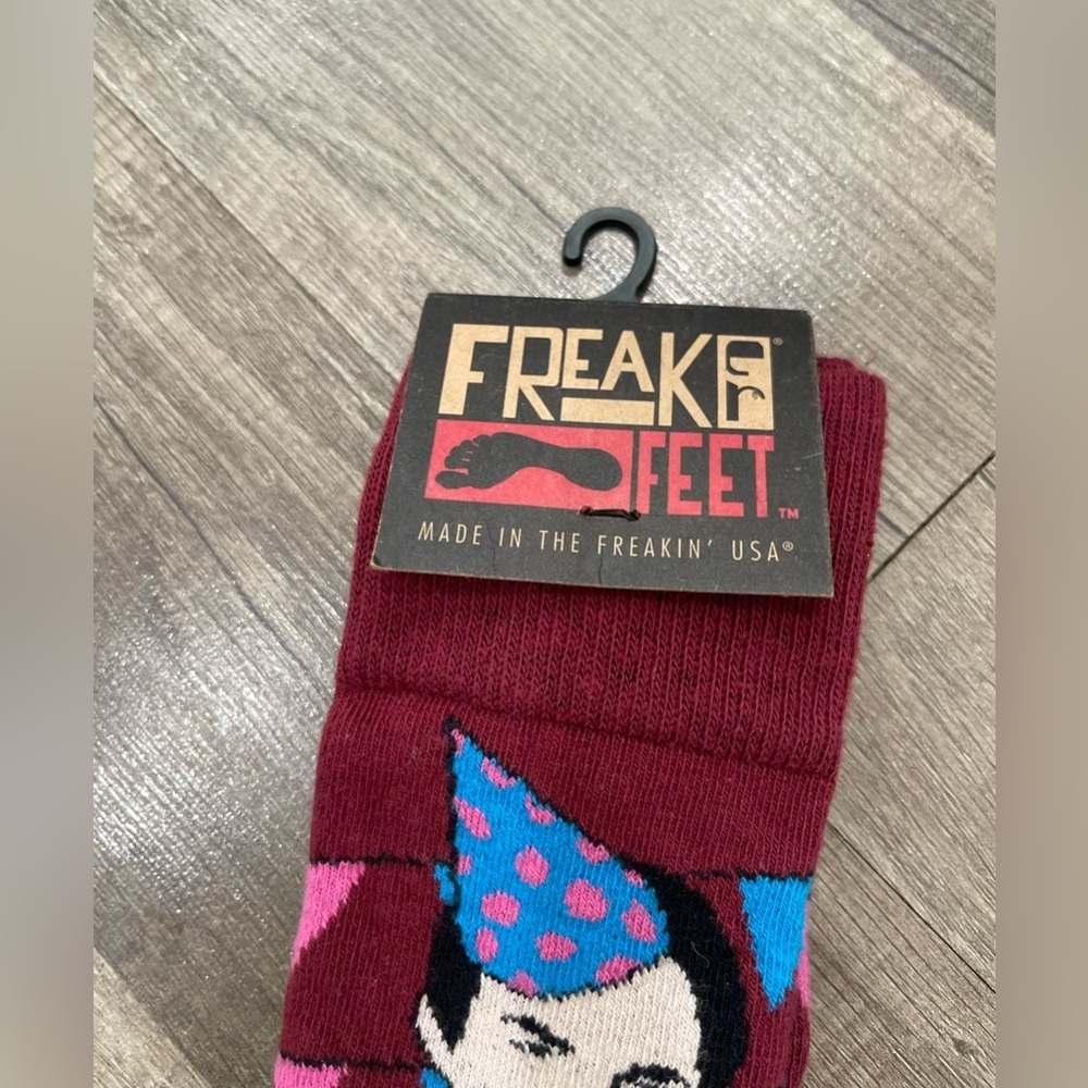 Freak feet *add to bundle free gift* USA funny socks Burt birthday suit new humo - Picture 4 of 5